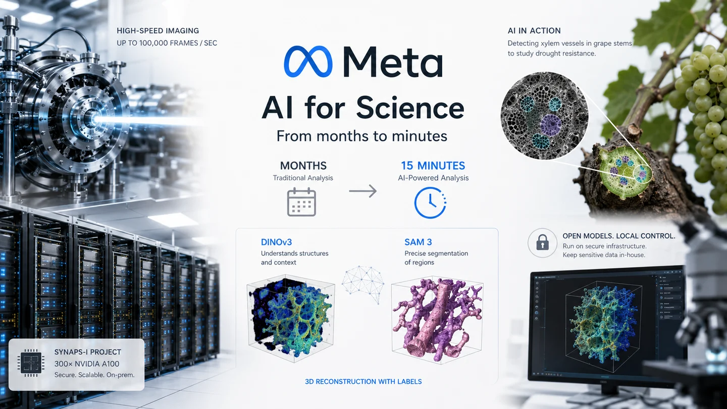 Meta models cut scientific image analysis from months to minutes