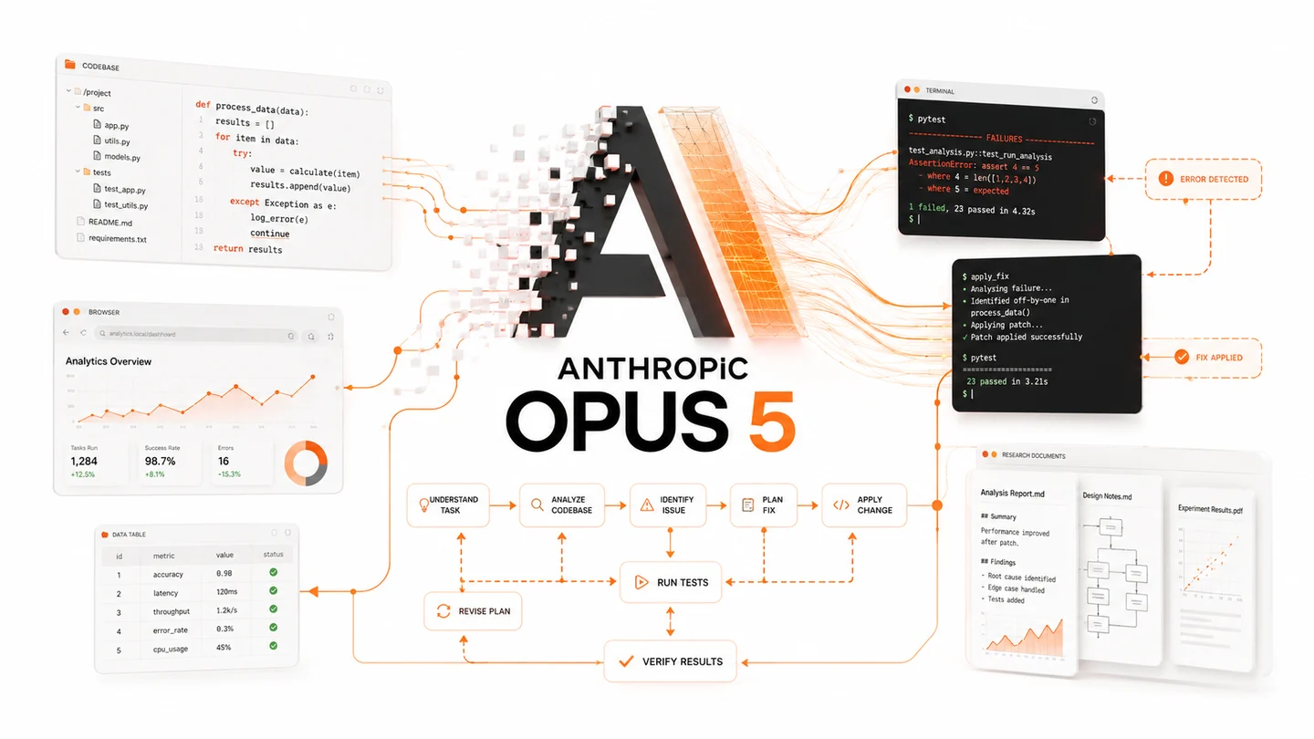 Anthropic launches Claude Opus 5 for long-running agents and coding