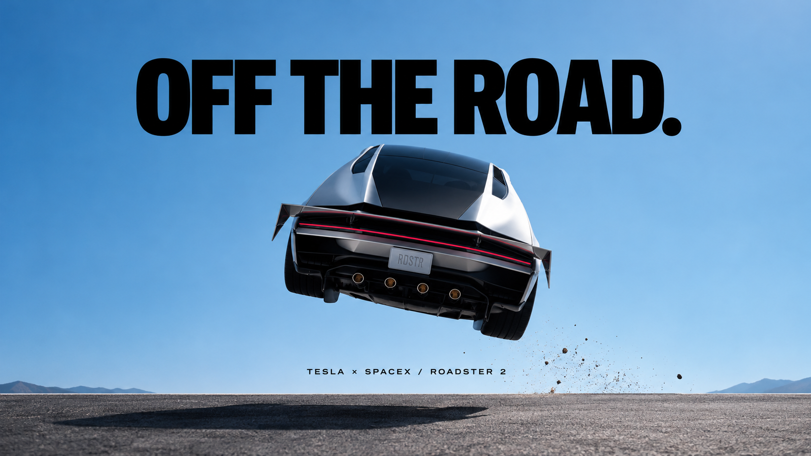 Tesla's new Roadster takes flight with SpaceX thrusters, but production waits until 2028